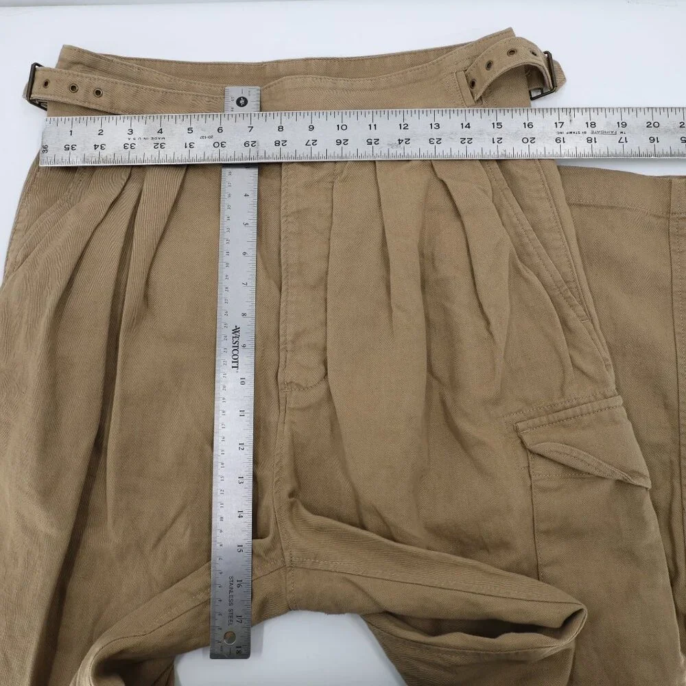 Banana Republic Gurkha Pants Women's 8 L30 Safari Heritage Explorer Cotton Linen